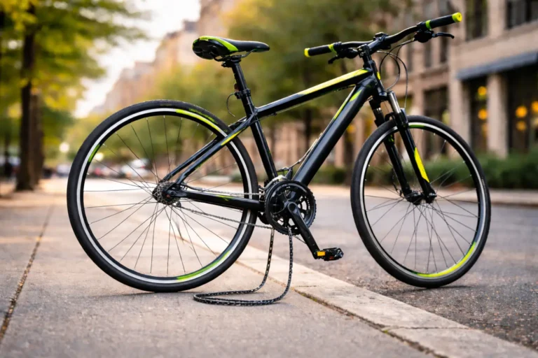 por que a corrente da bicicleta fica caindo