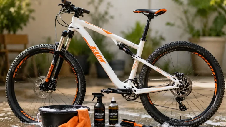 como limpar bicicleta em casa